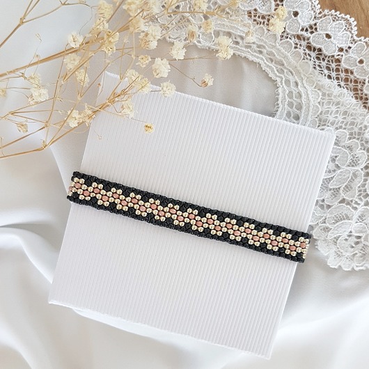 bransoletka w kwiaty LEI handmade 