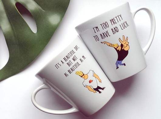 Kubki LATTE JOHNNY BRAVO FarrowDesign