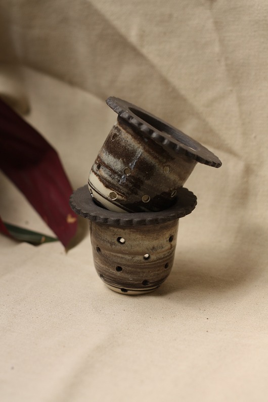 kubki i filiżanki Zaparzacz do herbaty i ziół, ceramiczny