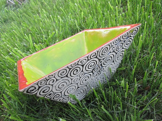 Limonkowa misa ceramiczna Ceramika Ana
