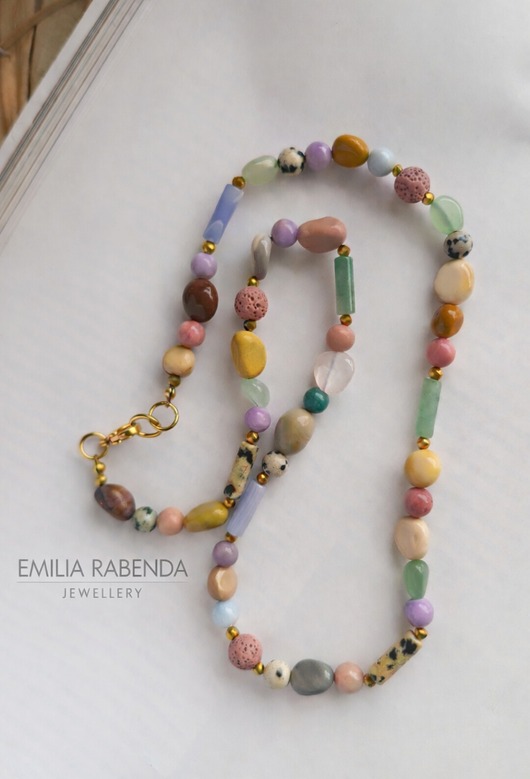 chokery Bloom pastel- naszyjnik