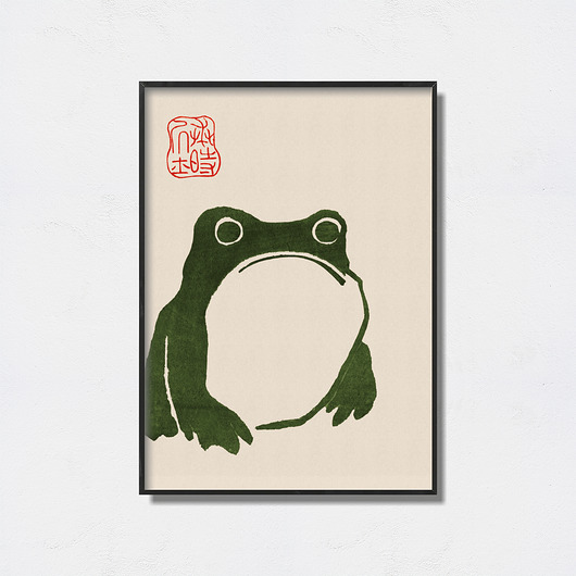 plakaty Matsumoto Hoji - "Frog" plakat