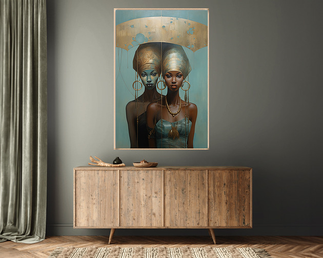 plakaty Oblicza Innych Wymiarów - Plakat - Druk - Abstrakcja, Surrealizm, Loft #10