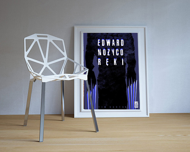 plakaty Plakat filmowy Edward nożycoręki