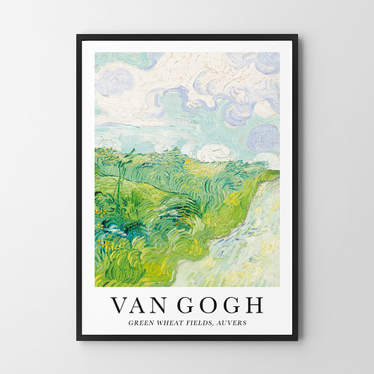 plakaty Plakat Van Gogh Green wheat fields, auvers