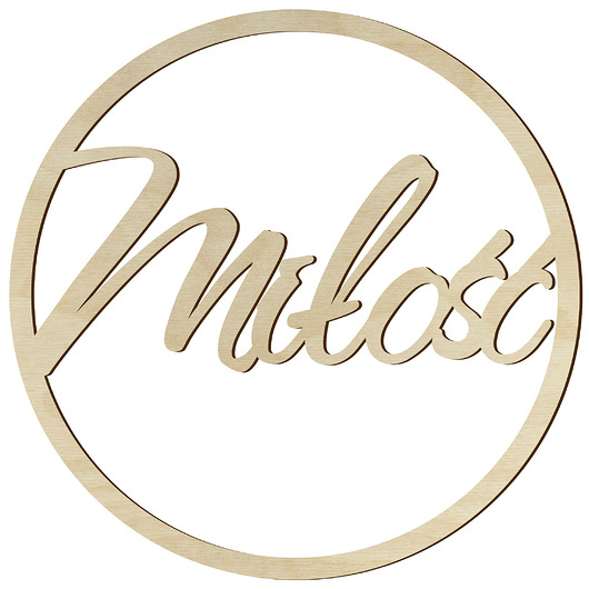 Ślub - inne KOŁO NAPIS MIŁOŚĆ na wesele dekoracje weselne