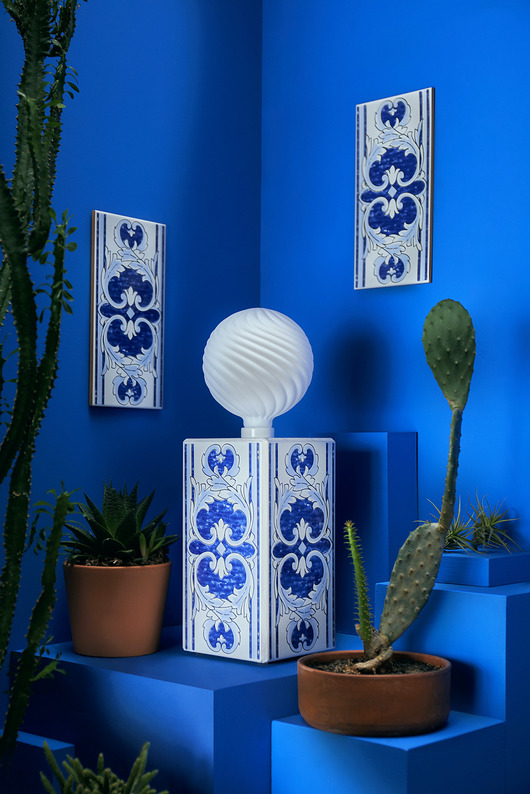 lampy stołowe Lampa stołowa Oryginalna ceramiczna MALAGA