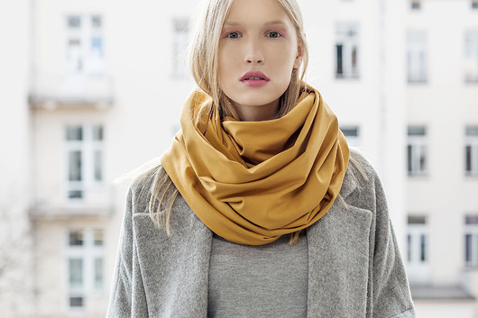 Wygodny Dzianinowy Zestaw w kolorze Miodowym CADOaccessories