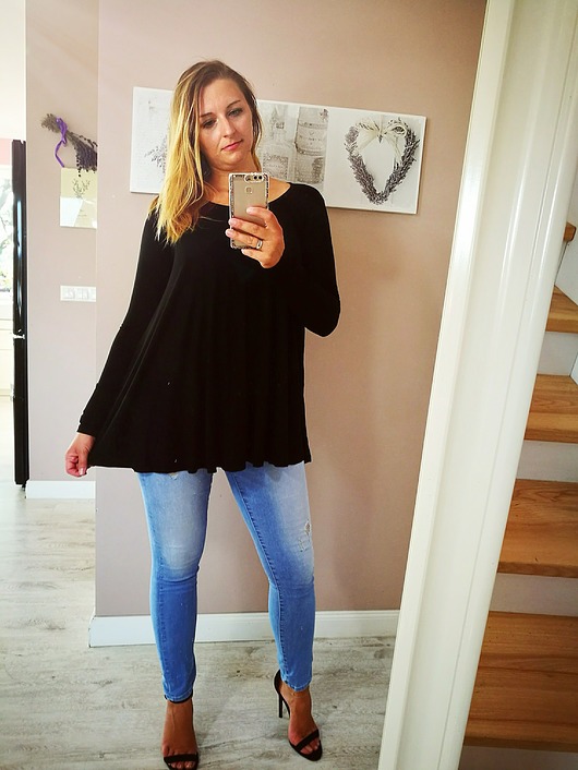 Bluzka KELLY czarna  Meleksima 