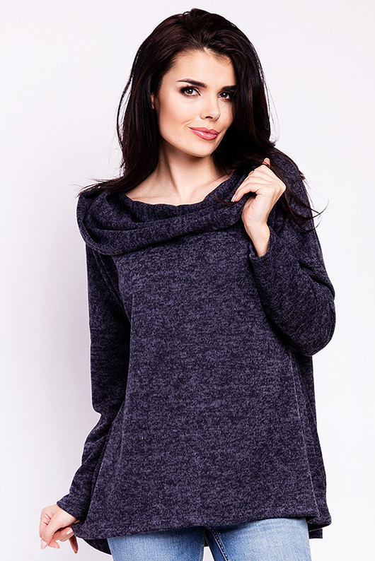 bluza z kapturem damska Bluza C119
