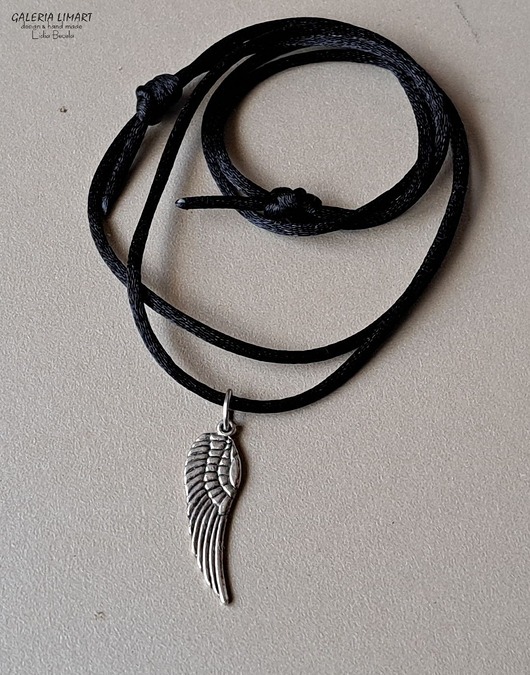 biżuteria męska Opiekuńcze skrzydło anioła. Może dla niego albo dla niej? Amulet unisex