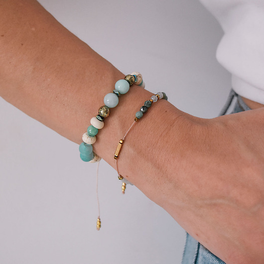 bransoletki z kamieni naturalnych Bransoletka z kamieni naturalnych - Soft Sky