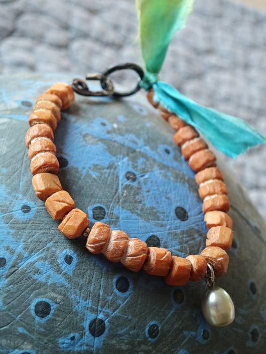 bransoletki z kamieni naturalnych Camel pearl