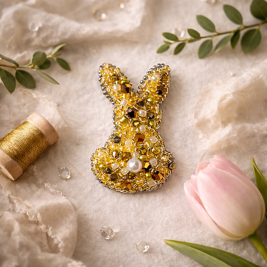 broszki Broszka Króliczek