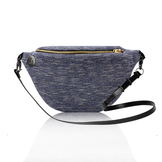 Melange Blue & Gray - nerka na cienkim paseczkU anacomito