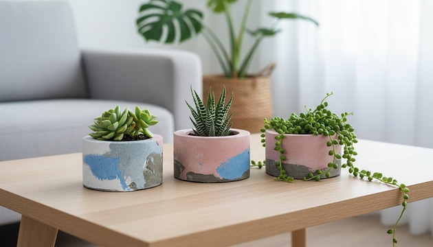 doniczki Mini osłonki na doniczki i podgrzewacze