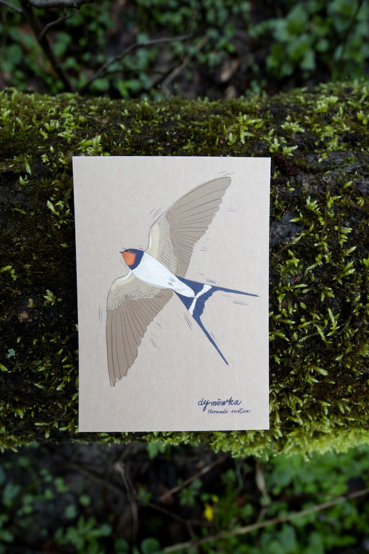 grafiki i ilustracje Print A6 Dymówka