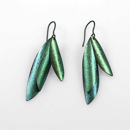 kolczyki - inne Piórka z tytanu