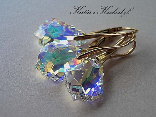 BAROQUE CRYSTAL AB W ZŁOCIE  Katia i krokodyl