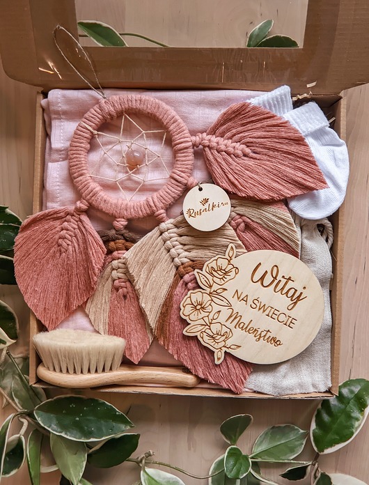 łapacze snów Boho zestaw na prezent z okazji urodzin, ozdoby pokoju niemowlaka