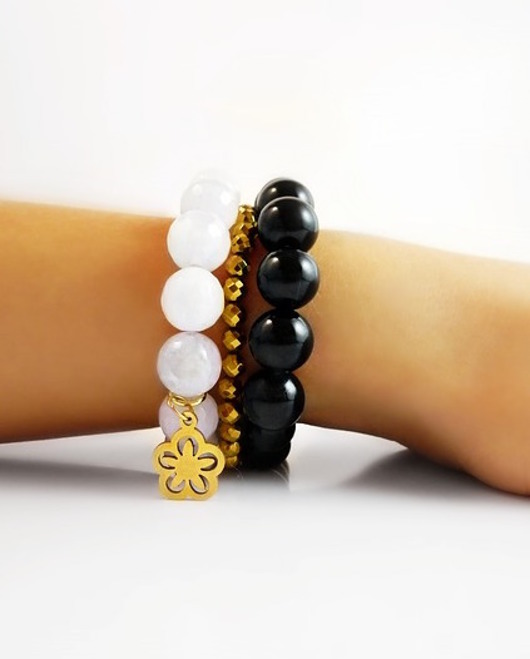 Bransoletki 'Black & White Chic' labonita