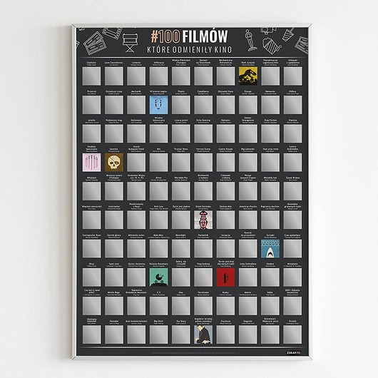 plakaty Plakat 100 filmów, które odmieniły kino ZDRAPKA!