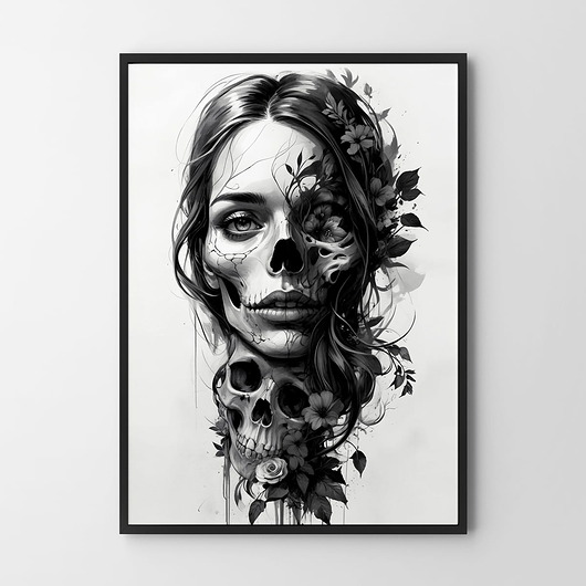 plakaty Plakat Zombie girl v2
