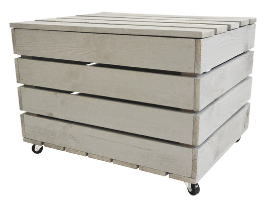 Skrzynia zamykana na kółkach 55x35x35 SZARA FIRSTROOM