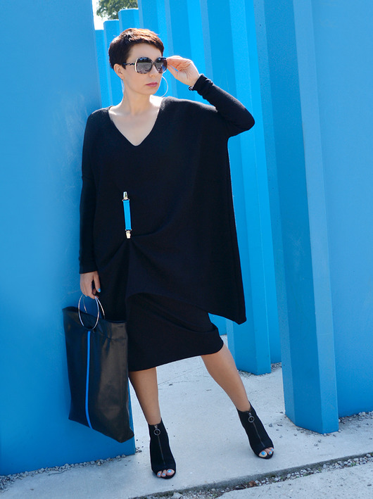 SWETER OVERSIZE Black momo fashion
