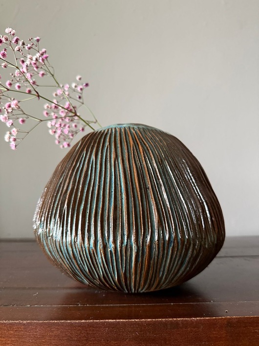 wazony Wazon ceramiczny "Deep Lines"