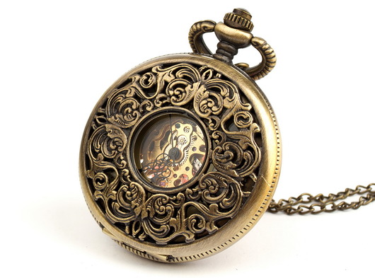 zegarki na łańcuszku Zegarek mechaniczny - Ażur I - Drobiny Czasu