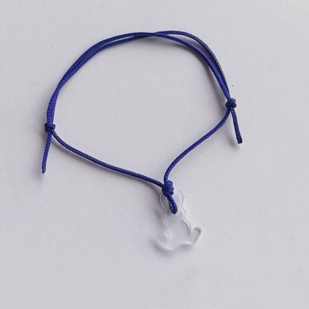 bransoletki na sznurku ZAJĄC bransoletka