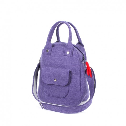 MiniBag Blady Fiolet hankove