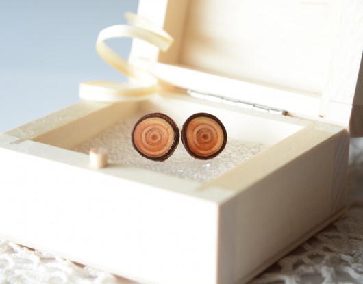 Nazwa: Prosto z drzewa – kolczyki typu sztyfty MyPieceOfWood