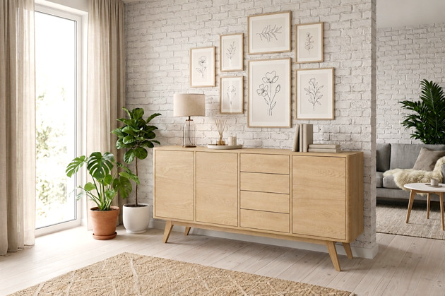 komody Komoda Bufetowa "L" / Komoda do Salonu / Komoda 180cm