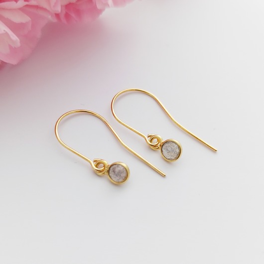 Kolczyki Srebro 925 Labradoryt Loa Jewellery