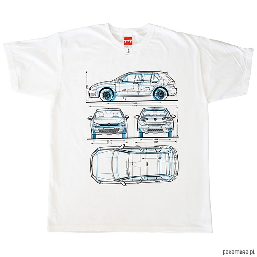 t-shirty męskie Koszulka VOLKSWAGEN GOLF 7 - 1 tshirt