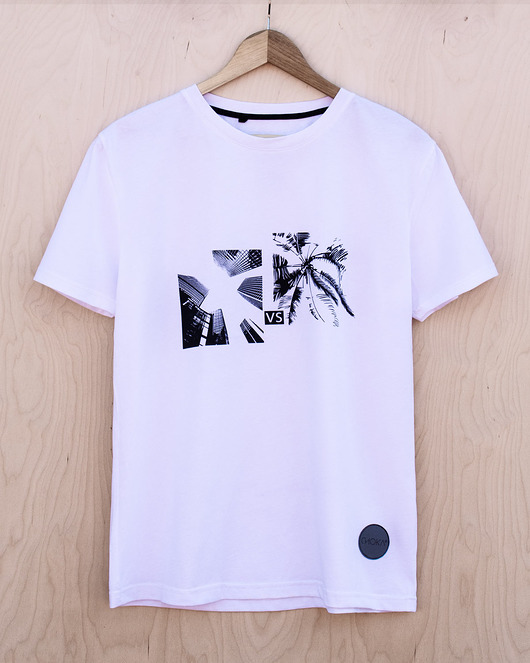 t-shirty męskie T-shirt męski PERSPECTIVE white