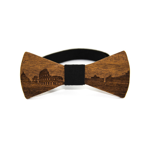 Muszka drewniana Rzym The Bow Bow Ties
