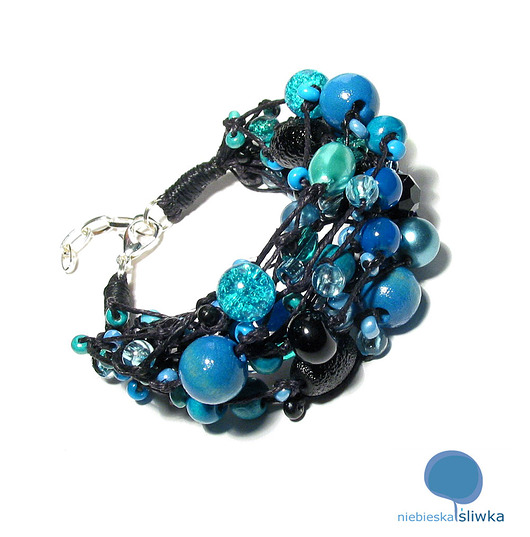 night blue - bransoleta;) Makowisko