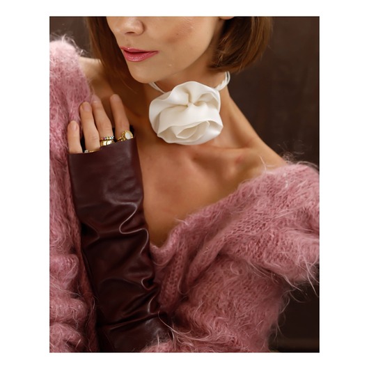 chokery Choker z jedwabiu