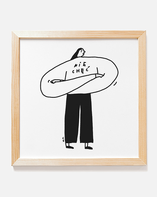grafiki i ilustracje Plakat niechęć