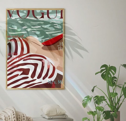 Plakat Dziewczyna w kostiumie kąpielowym Project 8
