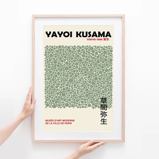 plakaty Plakat Taniec kropek Yayoi Kusama