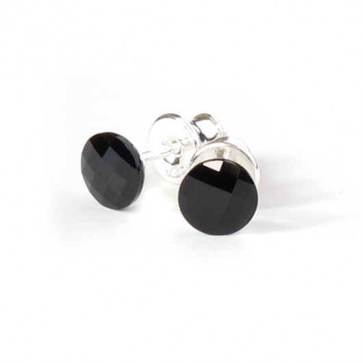 Mini sztyfty kryształ Swarovski - czarne Black Diamond