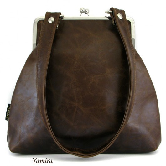 Torebka XL :: brown natural leather :: yamira