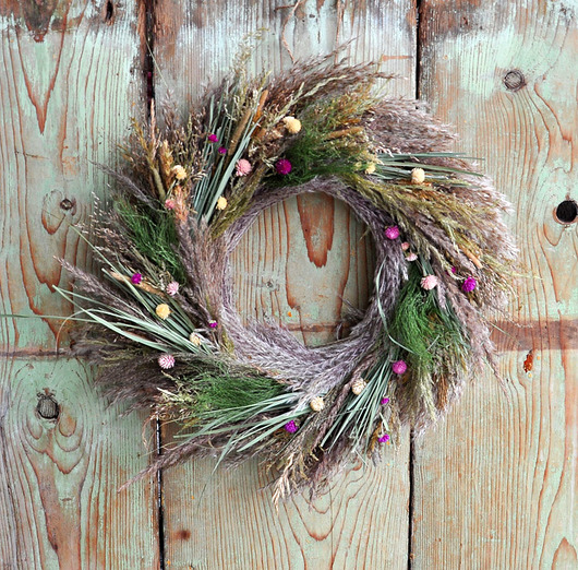 wianki Naturalny wianek boho