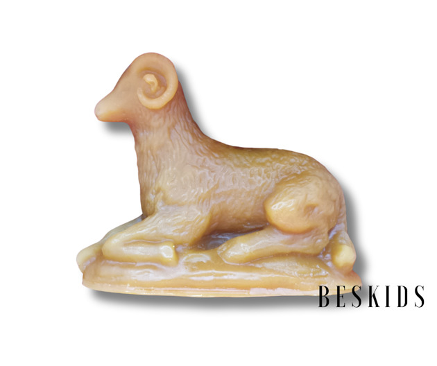 ozdoby wielkanocne BARANEK WIELKANOCNY - figurka do koszyczka/święconka