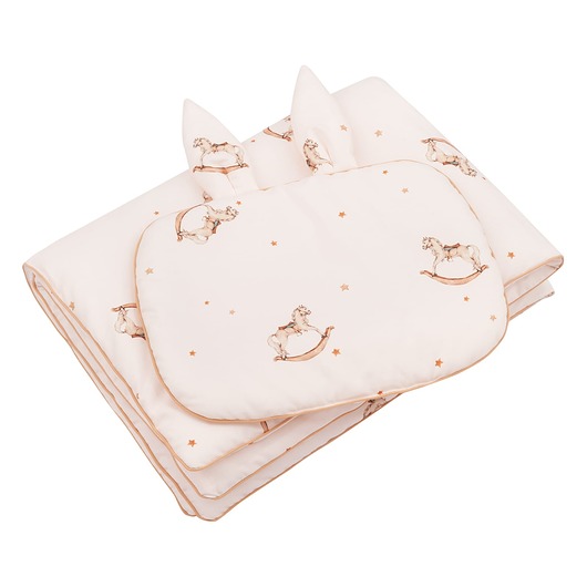 kocyki, kołderki, pościel dla dzieci Pościel wypełnienie uszy 100x75 Rocking Horses SM PZ