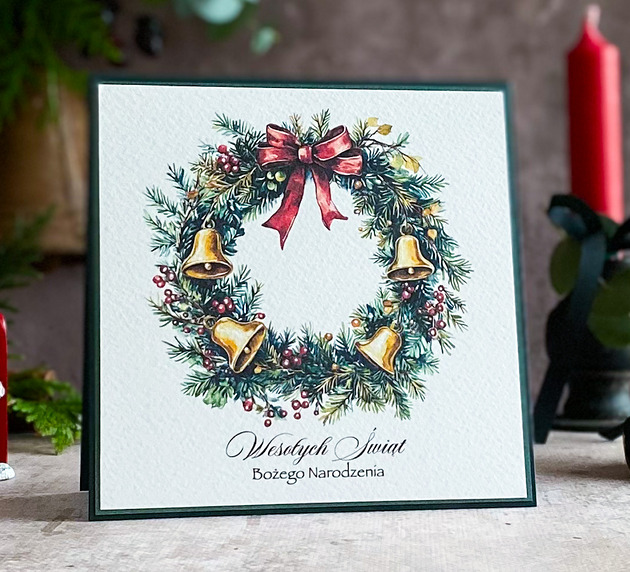 kartki świąteczne Personalizowana kartka na Boże Narodzenie, BN 27